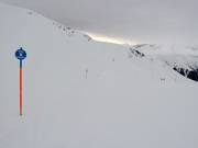 Piste 8 bij de Nüllisch-sleepliften