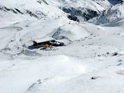 Beginnersgebied bij het middenstation