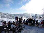 Zonneterras bij de Almberghütte