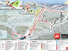 Pistekaart Målselv Fjellandsby