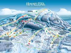 Pistekaart Idre Himmelfjäll