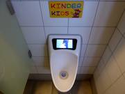 Kinder-wc met scherm