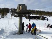 Länsiraja - Sleeplift met T-beugel/Ankerlift