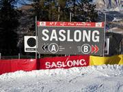 Pistebewegwijzering in St. Christina