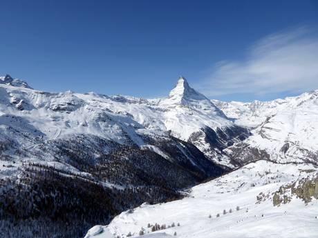 Aostadal: Grootte van de skigebieden – Grootte Zermatt/Breuil-Cervinia/Valtournenche – Matterhorn