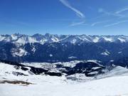 Uitzicht vanaf de Schönjöchl over Fiss