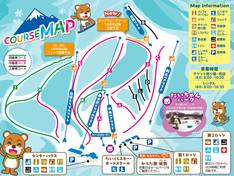 Pistekaart Aizu Kogen Daikurayama