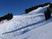 Diep sneeuw hellingen in Bormio