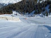 Vers geprepareerde piste in See