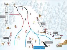 Pistekaart Hirschberglifte – Kreuth