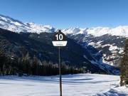 Piste-markering in See