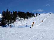 Racetrack bij de afdaling Västbacken