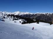 Makkelijke piste bij de stoeltjeslift Kalcheralm