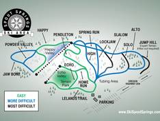 Pistekaart Spout Springs