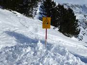 Het skigebied Obertauern mag niet worden verlaten