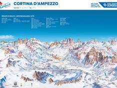 Pistekaart Cortina d'Ampezzo