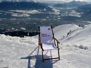 Ligstoel met uitzicht