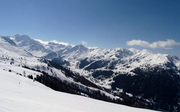 Val d’Hérens: Grootte van de skigebieden – Grootte 4 Vallées – Verbier/La Tzoumaz/Nendaz/Veysonnaz/Thyon