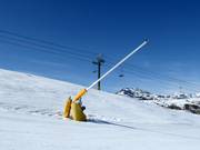 Sneeuwkanonnen op de Dollar Mountain in Sun Valley