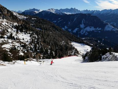 Skigebieden voor gevorderden en off-piste skiërs Eggental – Gevorderden, off-piste skiërs Latemar – Obereggen/Pampeago/Predazzo