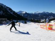 Oefenterrein bij de sleeplift Seealp-Lift