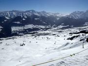 Uitzicht vanaf de Piz Mundaun op het Val Lumnezia