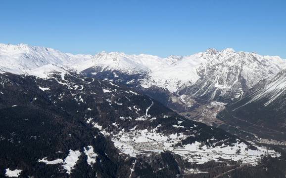Valdidentro: Grootte van de skigebieden – Grootte Cima Piazzi/San Colombano – Isolaccia/Oga