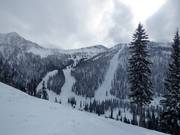 Uitzicht van Silver King naar de Summit