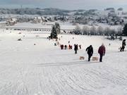 Naast de piste is er ook een rodelhelling.