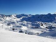 Uitzicht vanaf de Seekareck over het skigebied Obertauern