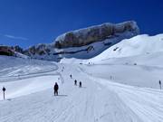Gemakkelijke ski-glijroute Gottesacker