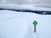 Gemakkelijke piste Panorama