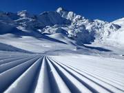 Zeer goede pistepreparatie in Splügen