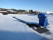 Gratis transportband bij het Trysil Touristsenter