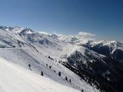 Uitzicht van Thyon richting Siviez