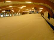 Beginnerspiste met eigen transportband