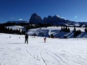 Beginnersgebied bij sleeplift Ludy