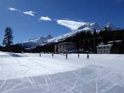 Langlaufloipe in St. Moritz Bad