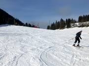 Middelzware afdaling bij de Südhanglift