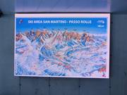 Pistekaart met bedrijfsinformatie bij het dalstation