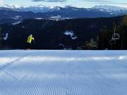 Geprepareerde piste in Folgaria-Fiorentini