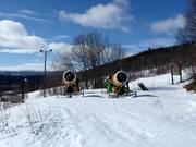 Sneeuwkanonnen in Tärnaby