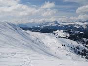 Vanaf de Mont Vores heb je een prachtig uitzicht over de Espace Diamant