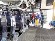 Het personeel is altijd aanwezig bij de instap.