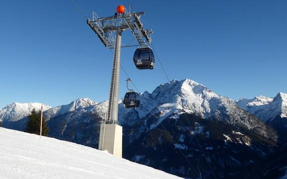 Lechtal: beste skiliften – Liften Jöchelspitze – Bach