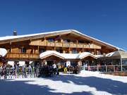 Schatzbergalm midden in het skigebied