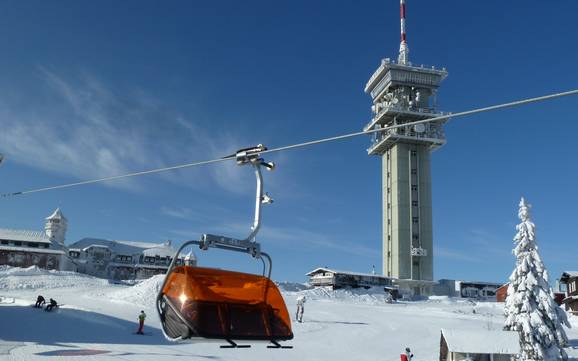 Hoogste skigebied in het Tsjechische Ertsgebergte – skigebied Keilberg (Klínovec)