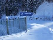 Langlaufloipe in het Angertal