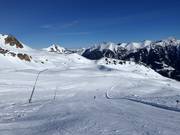 Makkelijke piste op de Schlossalm