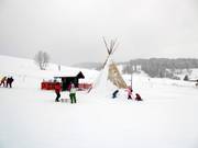 Gezinnen hebben plezier in Sinswang